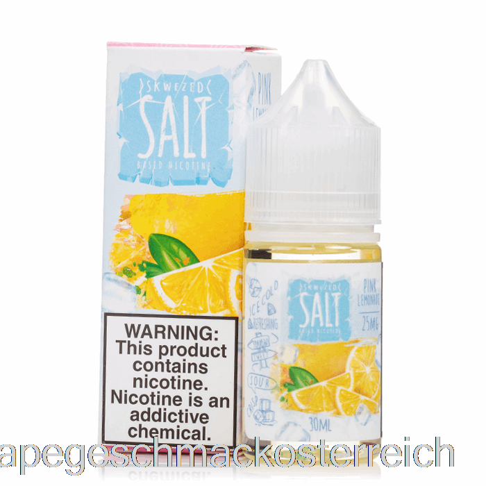 Eisrosa Limonade – Skwezed-Salze – 30 Ml, 25 Mg Vape-Geschmack
